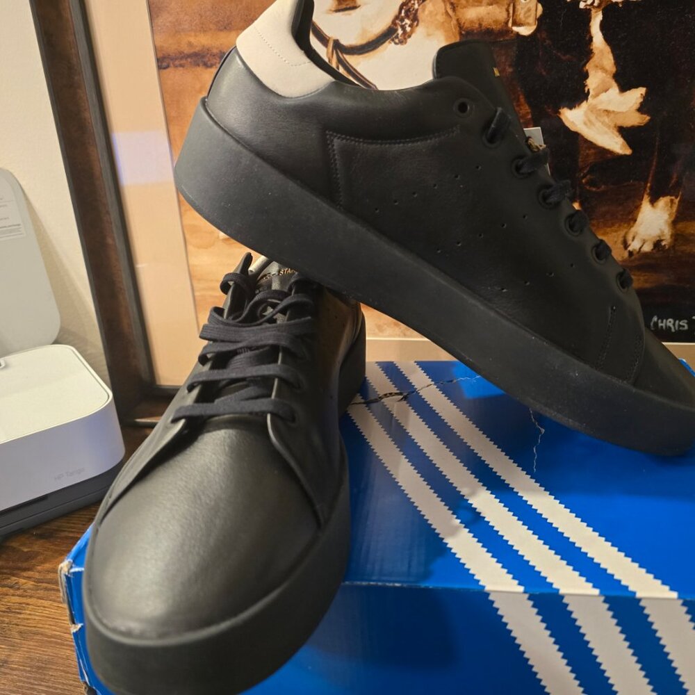 Adidas Originals Stan Smith Recon 'Black Crystal White' Men H06184 US Size 12 - Picture 5 of 16
